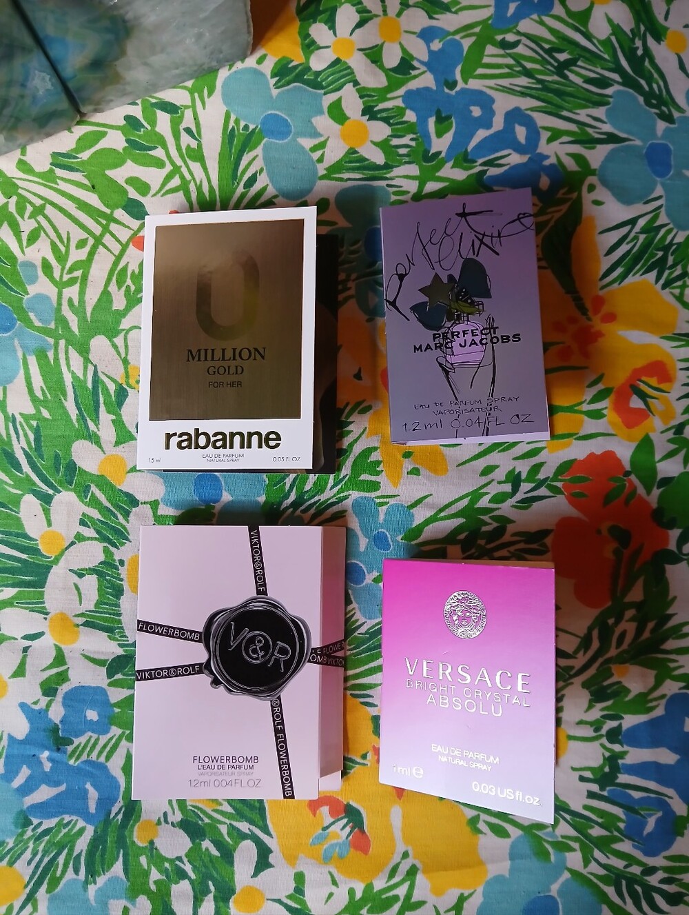 Designer Fragrance Sample BUNDLE marc Jacobs Versace Rabanne Viktor&rolf